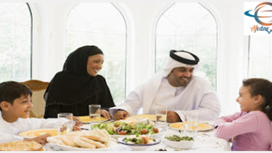 اجتماع العائلة على الطعام